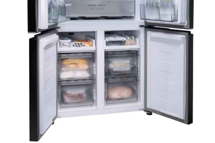 Tủ lạnh âm tường Panasonic Inverter 487 lít Multi Door NR-XZ550CWKV